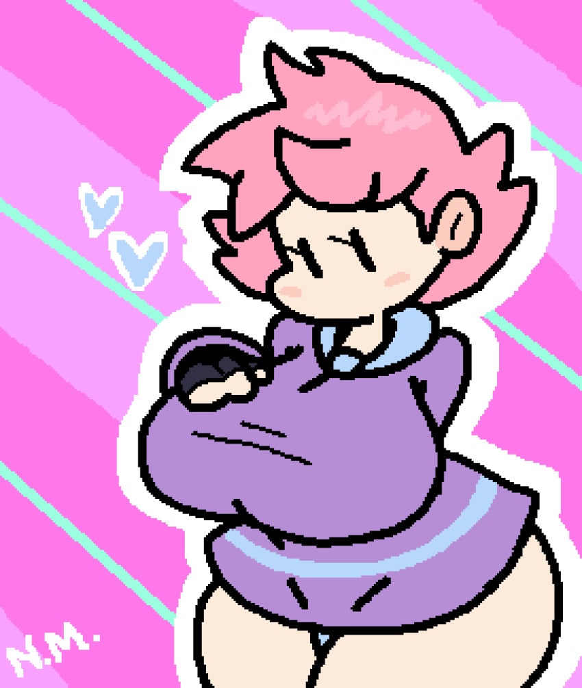 big_ass big_breasts blush earthbound kumatora large_ass large_breasts larger_female mob_face mother_(series) mother_3 nintendo pink_hair posing sleepyslut thick_ass thick_legs thick_thighs