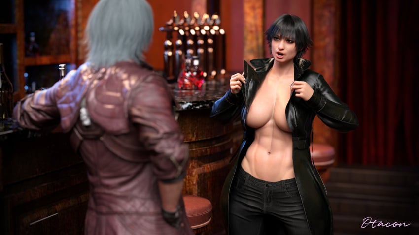 1boy 1girls 3d abs big_ass big_breasts breasts bust busty campion capcom curvaceous curvy curvy_figure dante demon demon_boy devil_may_cry devil_may_cry_5 female female_abs fit_female half_demon hips hourglass_figure huge_ass huge_breasts human humanoid lady_(devil_may_cry) large_ass large_breasts legs light-skinned_female light-skinned_male light_skin male male/female mature mature_female mature_male muscular_female otacon212 slim_waist straight thick thick_hips thick_legs thick_thighs thighs toned_female top_heavy voluptuous waist wide_hips