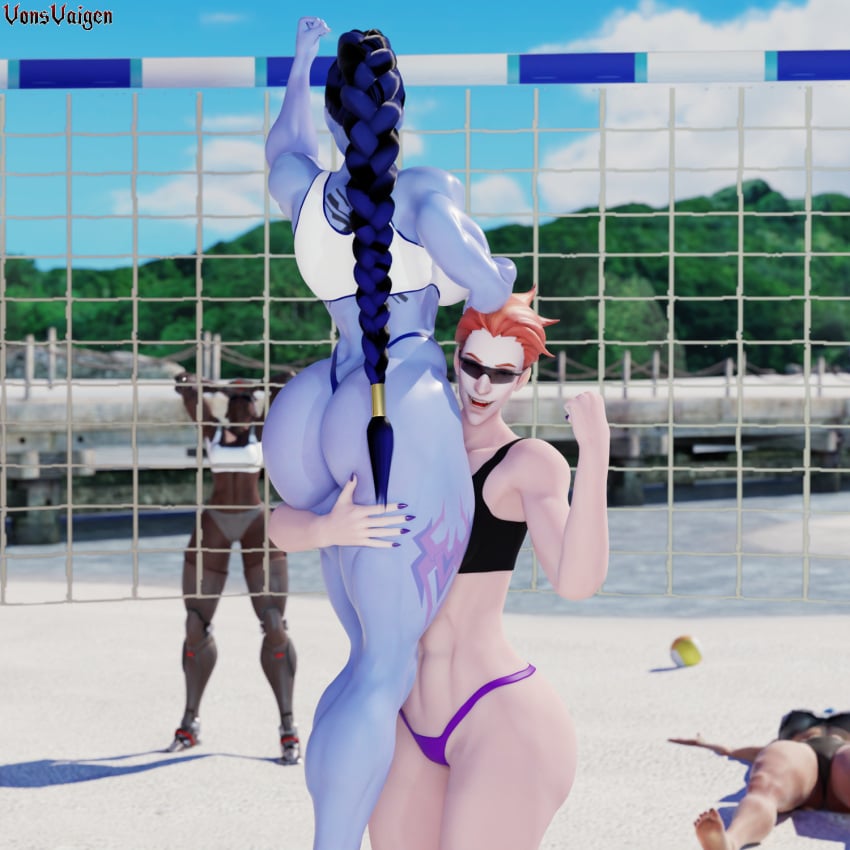 3d 4girls activision amelie_lacroix big_ass big_breasts big_thighs blizzard_entertainment blue-skinned_female blue_body blue_skin breasts bust busty chest curvaceous curves curvy curvy_figure dark-skinned_female dark_skin female hips hourglass_figure huge_ass huge_breasts junker_queen large_ass large_breasts legs light-skinned_female light_skin mature mature_female moira moira_o'deorain odessa_stone overwatch overwatch_2 purple-skinned_female purple_body purple_hair purple_skin slim_waist sojourn_(overwatch) thick thick_hips thick_legs thick_thighs thighs top_heavy vivian_chase voluptuous voluptuous_female vonsvaigen waist wide_hips wide_thighs widowmaker