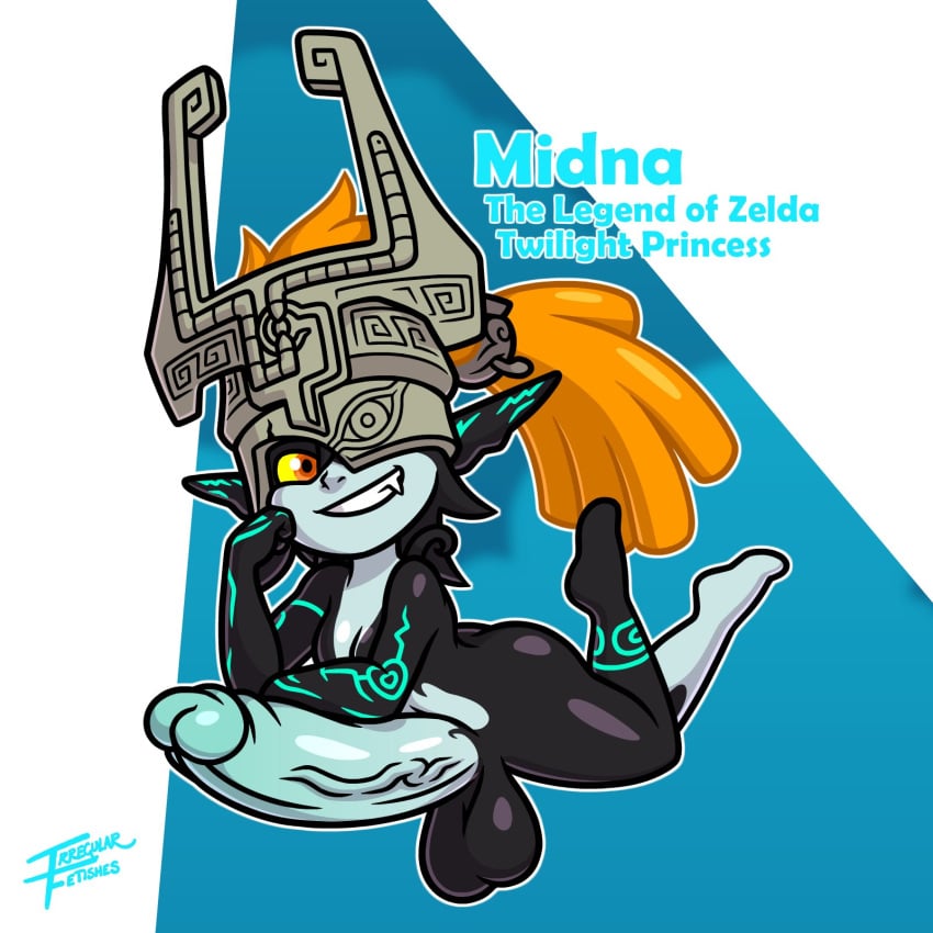 1futa balls black_body blue_body cock floating futa_only futanari helmet imp irregular_fetishes laying_down midna naked nintendo one_eye_obstructed orange_hair shortstack smile smiling_at_viewer solo solo_futa the_legend_of_zelda the_legend_of_zelda:_twilight_princess twilight_princess