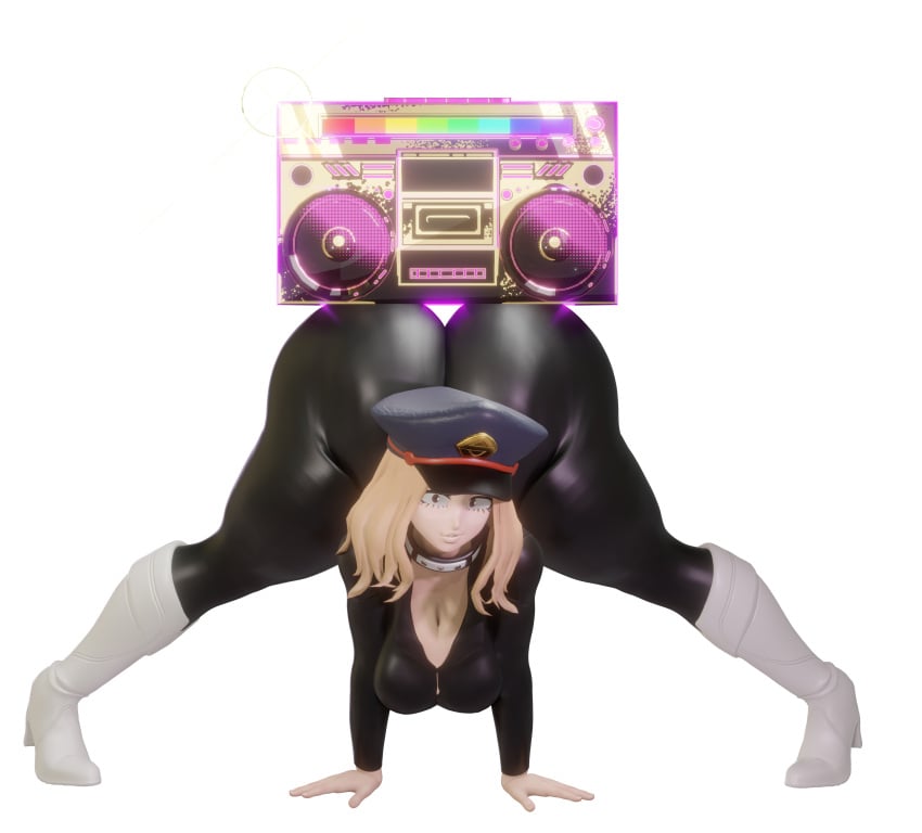 3d 3d_(artwork) ass big_ass big_butt blender blender_(software) boku_no_hero_academia boombox breasts camie_utsushimi huge_ass huge_butt kiro93591529 large_ass large_butt my_hero_academia shounen_jump tagme