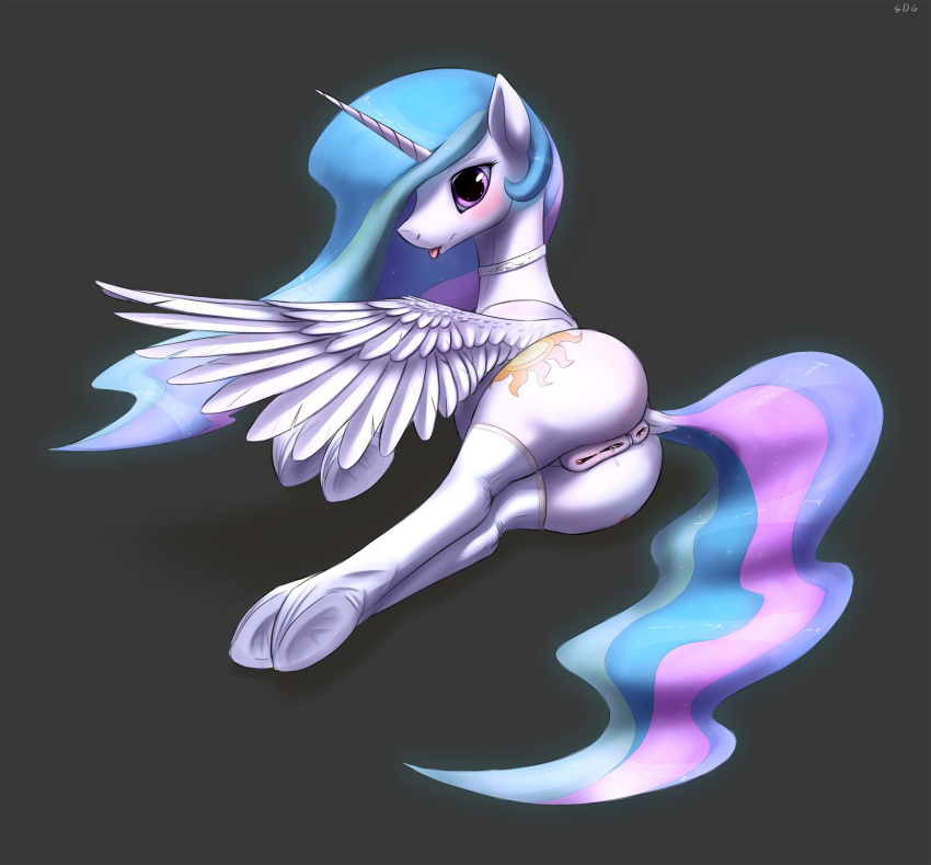 1girls 2020 alicorn animal_ears animal_genitalia animal_pussy anus ass big_ass big_butt blush bubble_ass bubble_butt butt clothing cutie_mark dat_ass equid eyelashes feathered_wings feathers female female_only feral friendship_is_magic fur furaffinity genitals hair hasbro hi_res horn horse horsepussy huge_ass huge_butt inkbunny legwear long_hair mammal my_little_pony princess princess_celestia_(mlp) purple_eyes pussy royal royalty simple_background slowderpyguy solo tail thick_thighs white_feathers white_fur wide_hips winged_unicorn wings