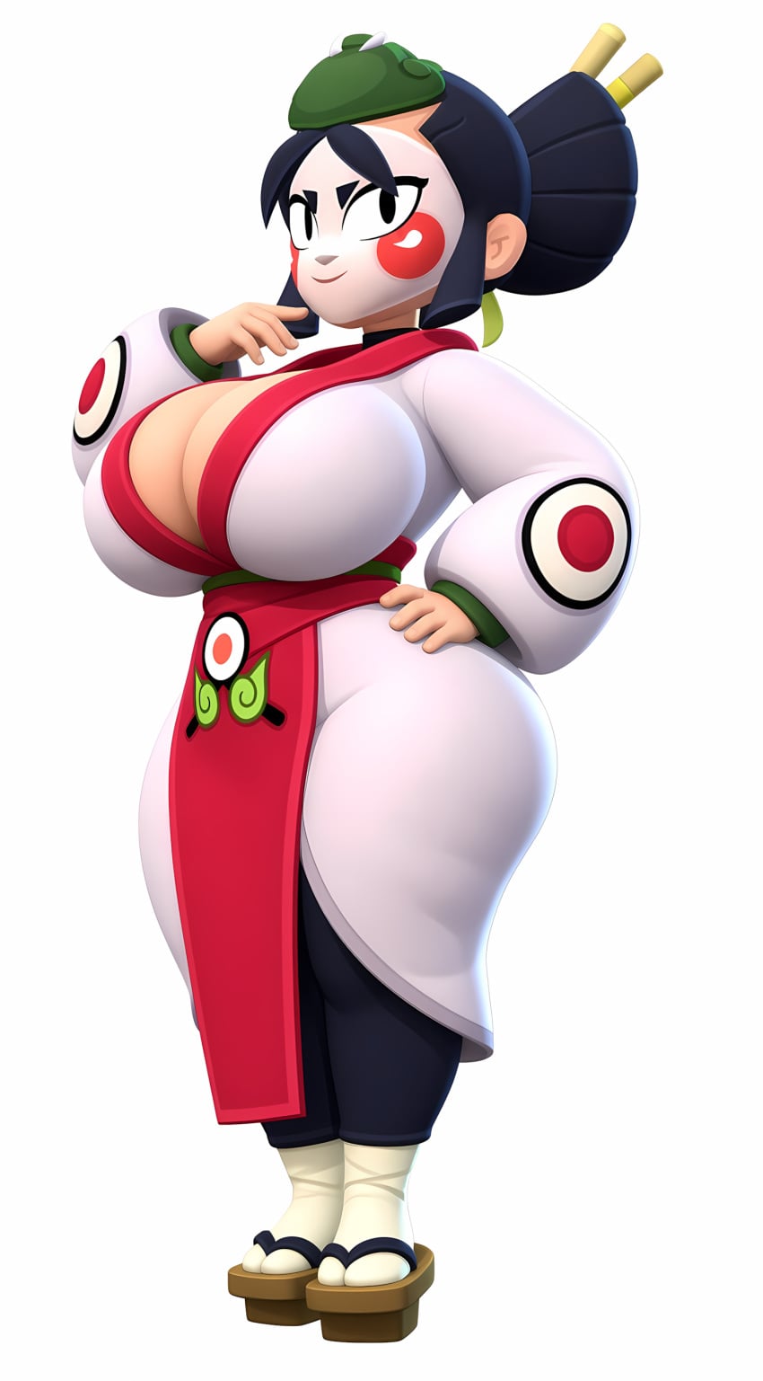 1female 1girl 1girls ai_generated ass big_ass big_breasts big_butt brasil_louco brawl_stars breasts bubble_ass bubble_butt clothed clothed_female curvaceous curvy curvy_body curvy_figure cute dominant dominant_female fat_ass fat_butt female_only fully_clothed kaze_(brawl_stars) large_ass large_breasts looking_at_viewer mature mature_female mature_woman seducing seducing_viewer seductive seductive_look seductive_smile sexy sexy_body sexy_pose simple_background solo solo_female solo_focus supercell supercell_(company) tagme thick_ass thick_body thick_butt thick_thighs voluptuous voluptuous_body voluptuous_female white_background