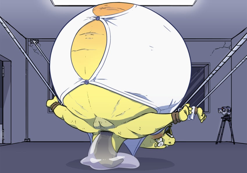 1girls alphys anal anal_vore anthro anus belly big_belly blush buckteeth camera chubby clothing coat duo eyewear female glasses goo_creature goo_inflation hyper hyper_belly hyper_inflation imminent_death inside interspecies lab_coat living_insertion looking_at_viewer looking_back open_mouth open_smile overweight overweight_female pussy reptile restrained scales scalie see-through smile spiderbox straining_buttons stretch_marks suspended_in_midair teeth thick_tail thick_thighs topwear translucent translucent_body undertale video_games vore what wide_hips yellow_body yellow_eyes yellow_scales