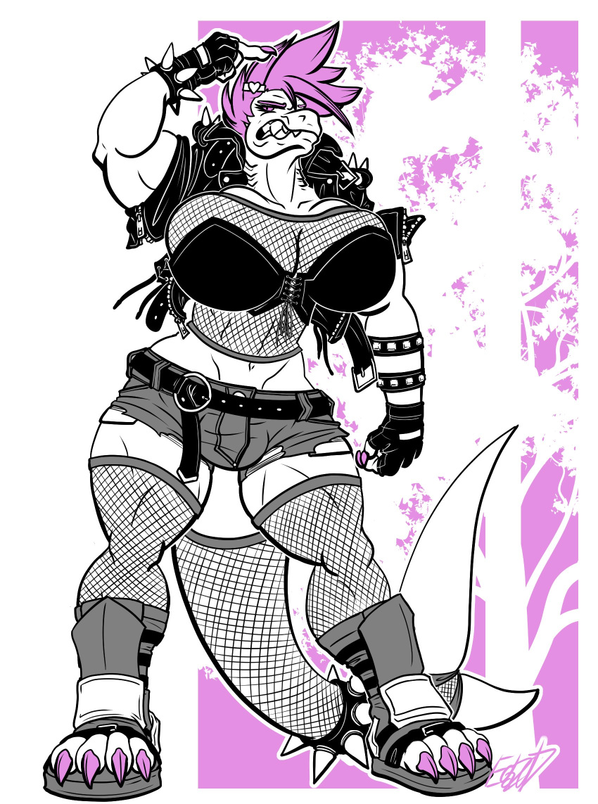 1futa anthro big_breasts breasts bulge clothed clothing curvy_figure fingerless_gloves fish fishnet furry futanari gloves gynomorph handwear hi_res intersex marine muscular muscular_gynomorph muscular_intersex non-mammal_breasts shark solo solo_futa standing thick_thighs vishka voluptuous wide_hips