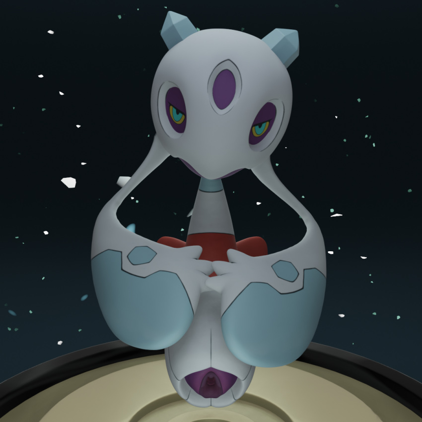 1:1 1girls 2020 3d blue_eyes digital_media_(artwork) female feral froslass ghost jgbun looking_at_viewer nintendo pokémon_(species) pokemon pokemon_(species) pokemon_dppt pussy solo spirit video_games