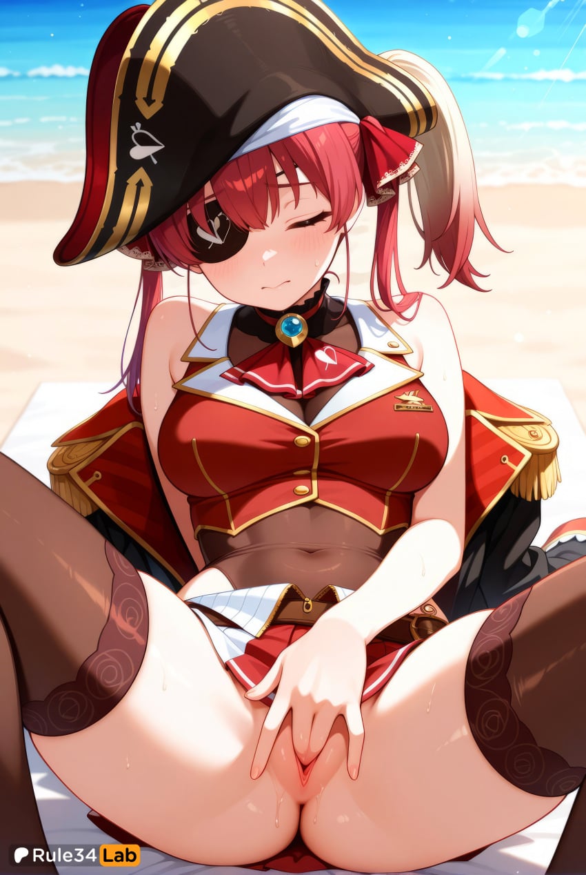 Houshou Marine (1st Costume) Rule 34 Image