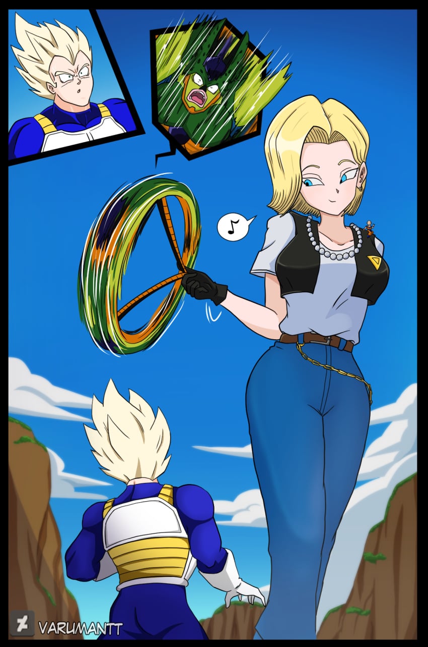 Android 18 (Dragon Ball) Rule 34 Image