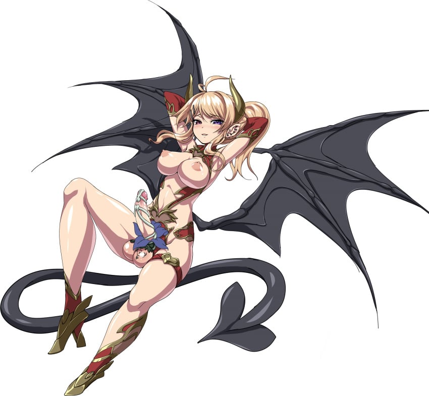 1futa ahoge areolae armpits arms_behind_head ball_tattoo balls big_balls big_breasts big_penis bikini_armor blonde_hair blush boots breasts clothed clothing cock_armor cock_sleeve decensored demon demon_girl demon_horns demon_tail demon_wings dickgirl ear_piercing earrings erection female flower futa_only futanari hair hairclip half-closed_eyes heart_tattoo heterochromia highres horarezonu horns intersex large_breasts large_penis large_testicles lipstick long_hair looking_at_viewer nipples open_mouth penis pink_eyes ponytail presenting presenting_penis puffy_areola purple_eyes shiny_skin simple_background skimpy smile solo spade_tail spread_legs spreading succubus tattoo testicles thick_thighs thigh_strap thighs tied_hair uncensored white_background