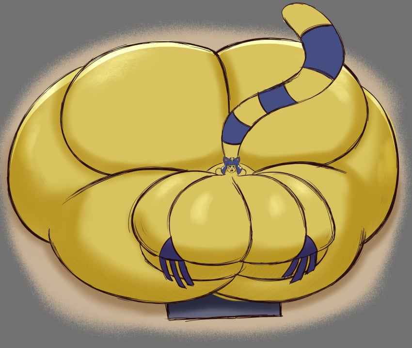 animal_crossing ankha big_ass big_breasts breasts bubble_butt cleavage female furry huge_ass huge_breasts hyper_breasts tagme thick_thighs user3345 wide_hips