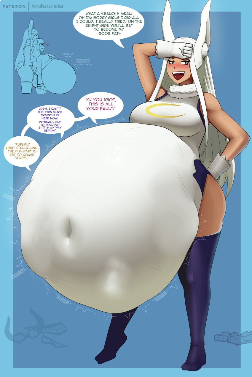 belly big_belly boku_no_hero_academia female female_pred female_prey metalforever miruko multiple_prey my_hero_academia rumi_usagiyama struggling_prey tagme vore vore_belly