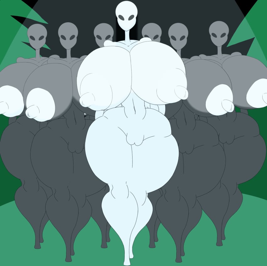 7girls alien alien_girl alien_humanoid big_breasts breasts cleavage edit female flat_colors forest forest_background gray_skin huge_breasts hyper_breasts line_art long_neck multiple_girls nipples novaparadox1337 pussy simple_background tagme tasteofchoklit tasteofchoklit_(edit) thick_thighs thin_waist visible_nipples visible_pussy wasp_waist white_skin wide_hips