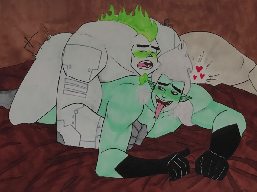 bara danny_phantom dark_danny gay ghost male_only nickelodeon skulker tongue