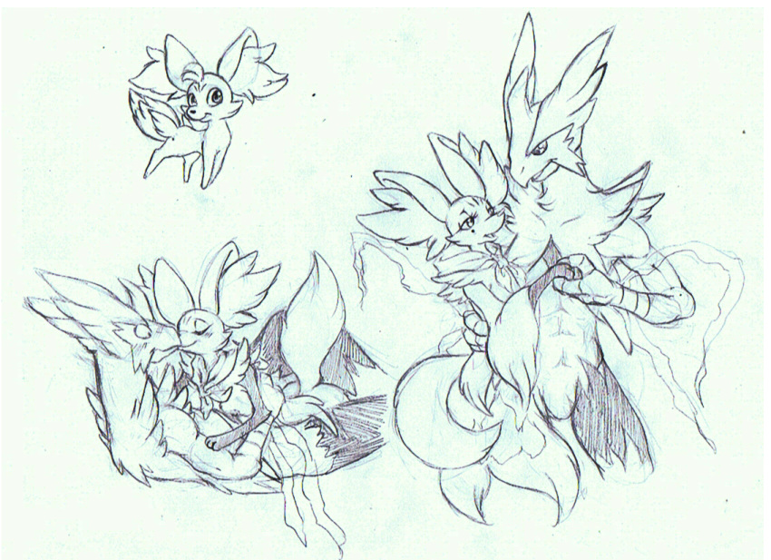 1boy 1girls abs anthro anthrofied avian beak bird black_body black_fur blaziken blush breasts canine claws closed_eyes delphox duo female female_on_top fennekin feral fire fox fur furry hair hand_holding heart humanoid interspecies kissing larger_male male mammal mega_blaziken mega_evolution monochrome nintendo nipples nude on_top original_character pokemon pokemon_(species) pokemon_oras pokemon_rse pokemon_xy quadruped simple_background size_difference sketch smaller_female smile straight tail tigerlilylucky video_games white_background