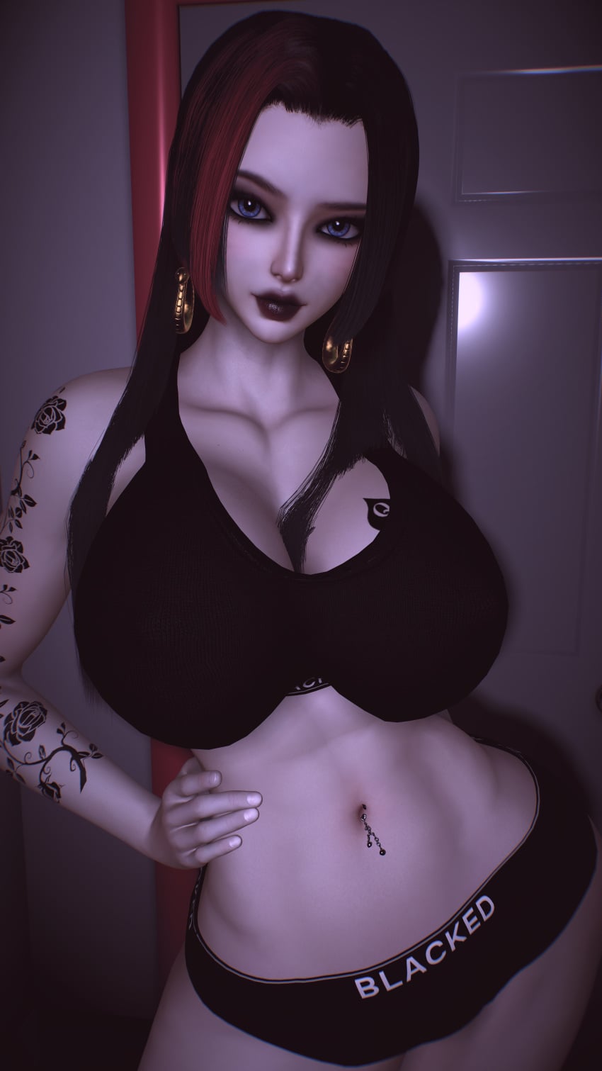 Boa Hancock (Blacked) Rule 34 Image