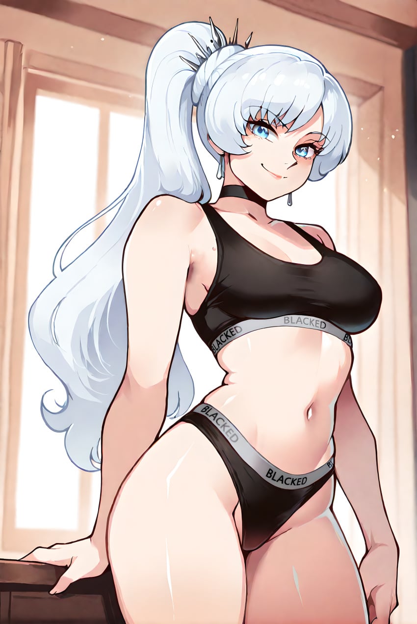 Weiss Schnee (Blacked) Rule 34 Image