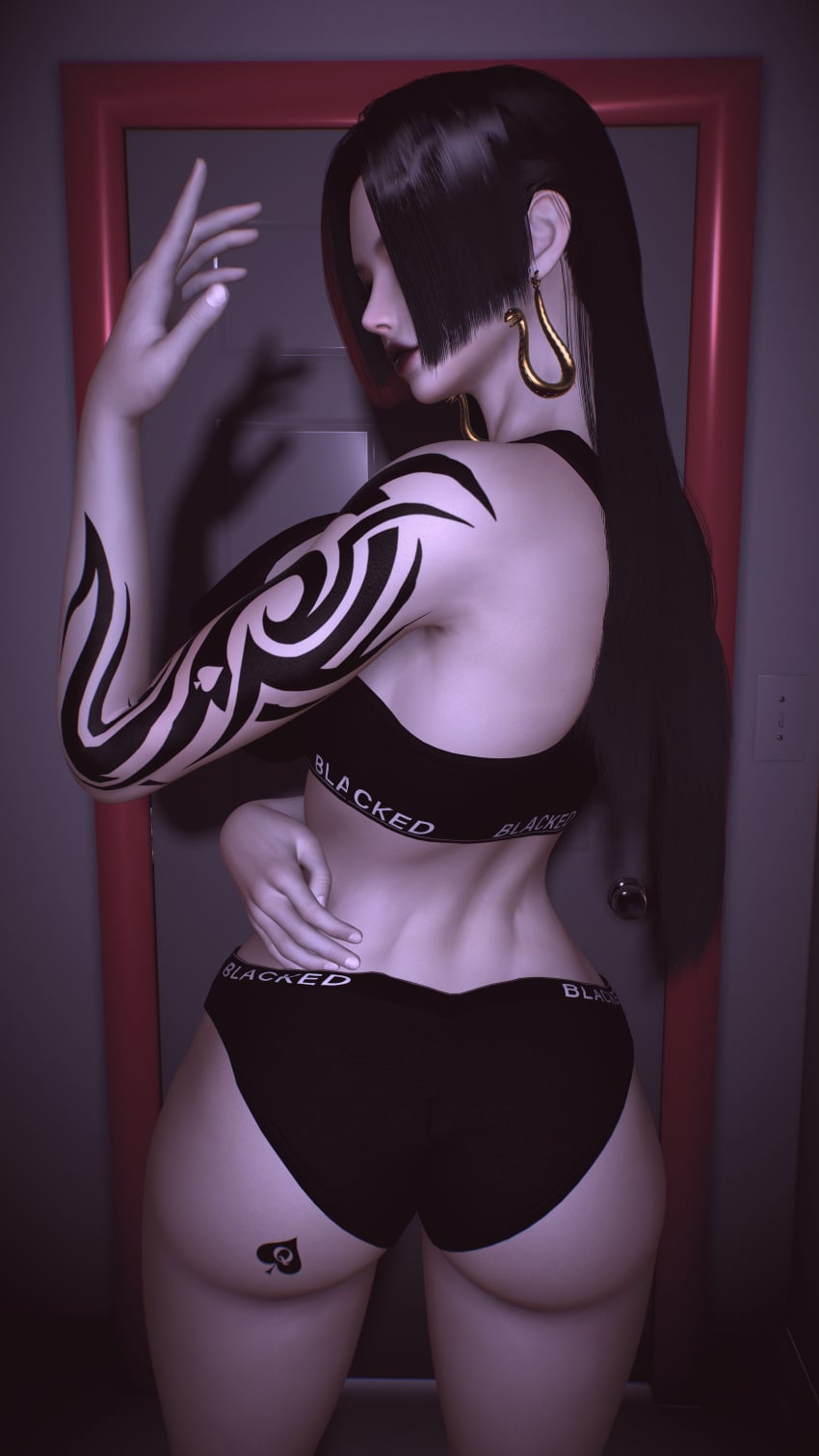 Boa Hancock (Blacked) Rule 34 Image