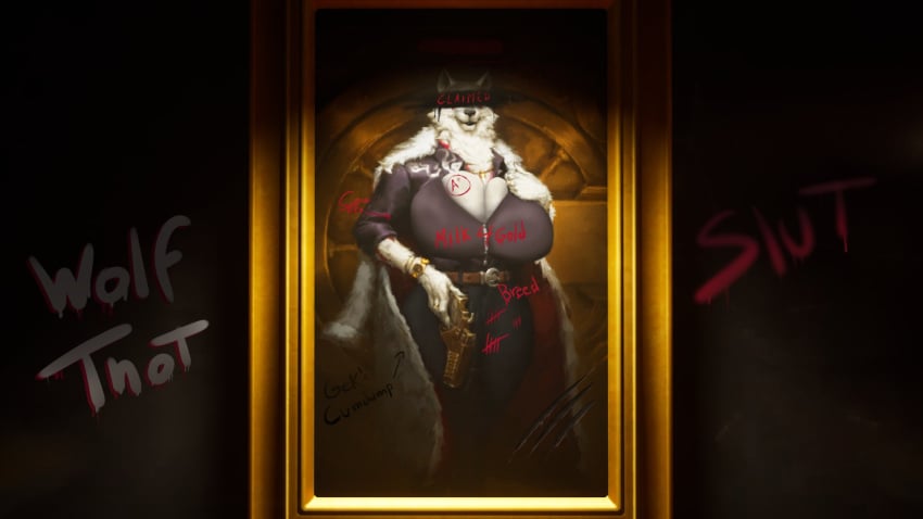 big_breasts breasts cleavage edit female fletcher_kane furry graffiti huge_breasts notsafeforgek r63 rule_63 tagme thick_thighs wide_hips