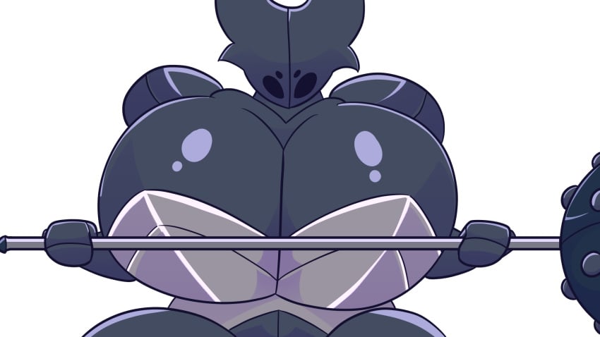 armor big_breasts breasts false_knight hey!_minty hollow_knight mace mint_ivory oddly_bally rule_63