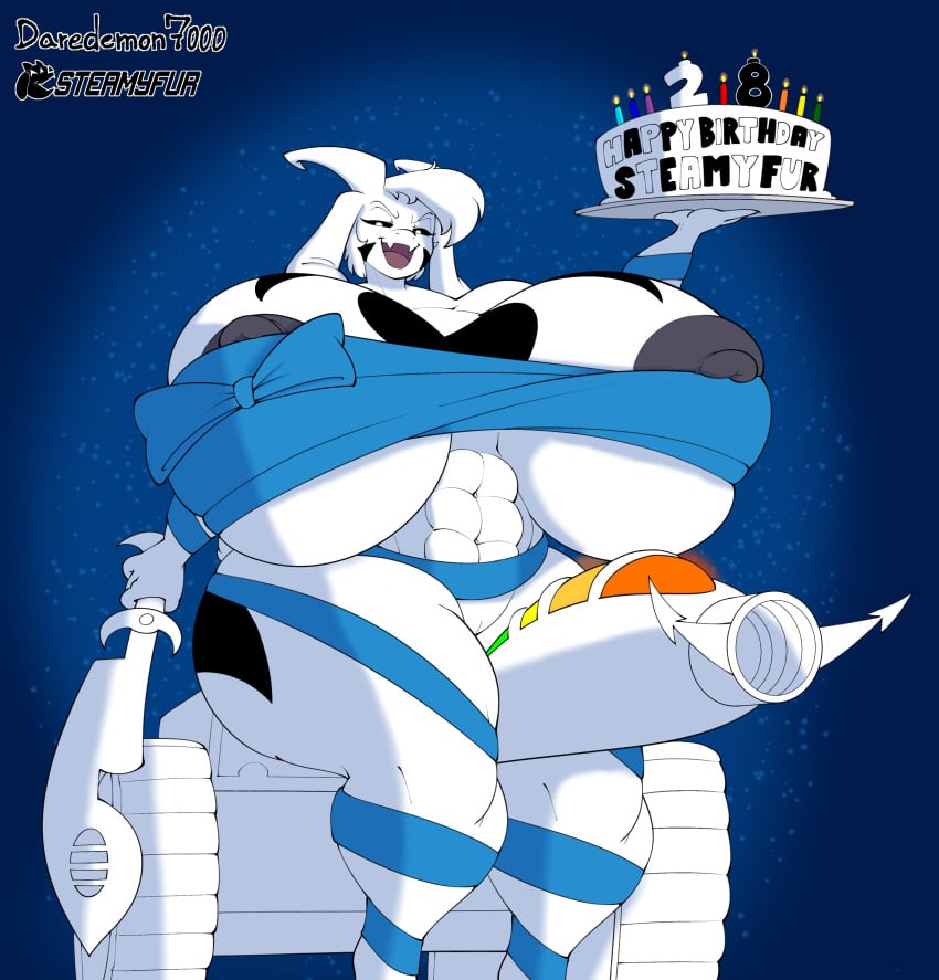 Asriel Dreemurr (God Form) Rule 34 Image