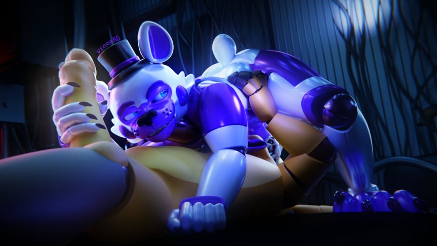 3d_(artwork) 69_position all_fours animatronic anthro ass_up bear blender_(artwork) bodily_fluids cum cum_in_mouth cum_inside cum_on_penis digital_media_(artwork) duo fellatio five_nights_at_freddy&#039;s funtime_freddy_(fnafsl) genital_fluids genitals glowing glowing_eyes hand_on_penis handjob hi_res holding_penis humanoid_genitalia humanoid_penis lagomorph leporid looking_at_another looking_at_partner lying lying_on_ground machine male male/male mammal masturbation narrowed_eyes naughty_face on_back on_ground oral penile penis penis_in_mouth rabbit robot robot_anthro scottgames scut_tail sex short_tail sister_location smile smiling_at_another smiling_at_partner spring_bonnie_(fnaf) tail vincead watermark