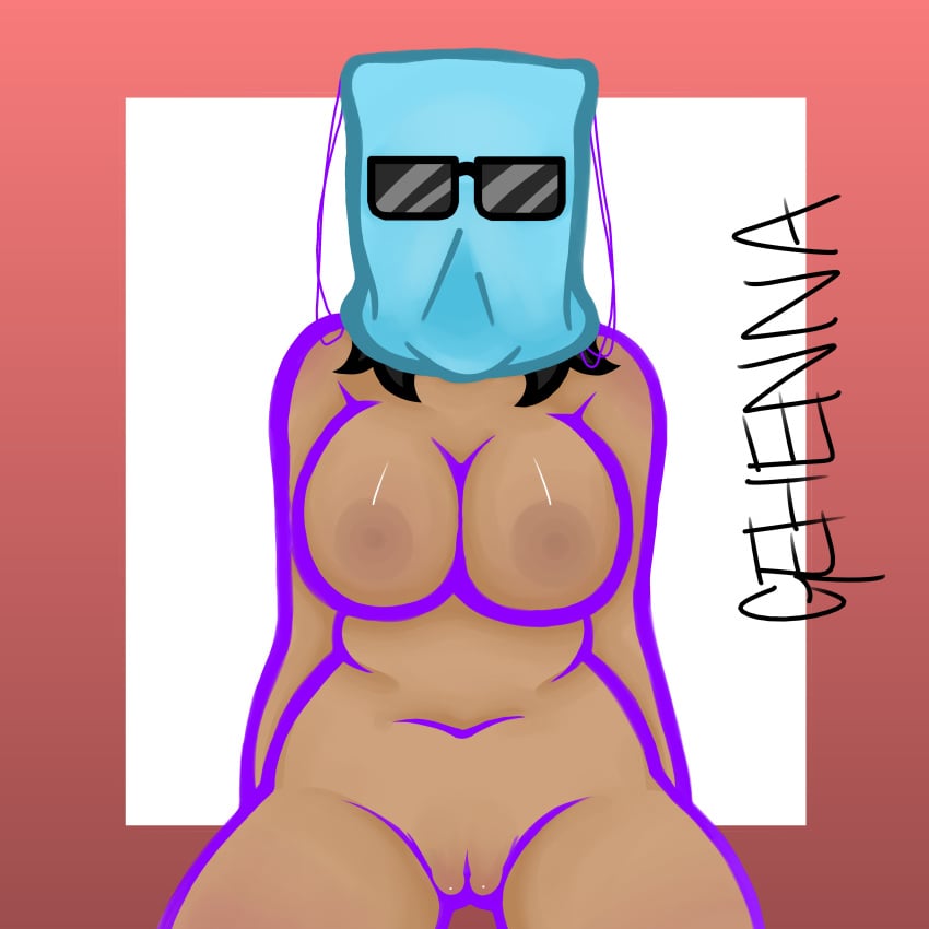 breasts dylantero_sin_imaginacion female mask rule_63 sunglasses tagme youtube youtube_hispanic youtuber