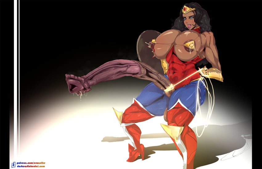 1futa african african_futanari areola_slip dc_comics dickgirl equine_penis eraanthe erection futa_only futanari horsecock huge_breasts huge_cock human_with_animal_genitalia intersex nubia olive_skin penis solo_futa wonder_woman wonder_woman_(series)