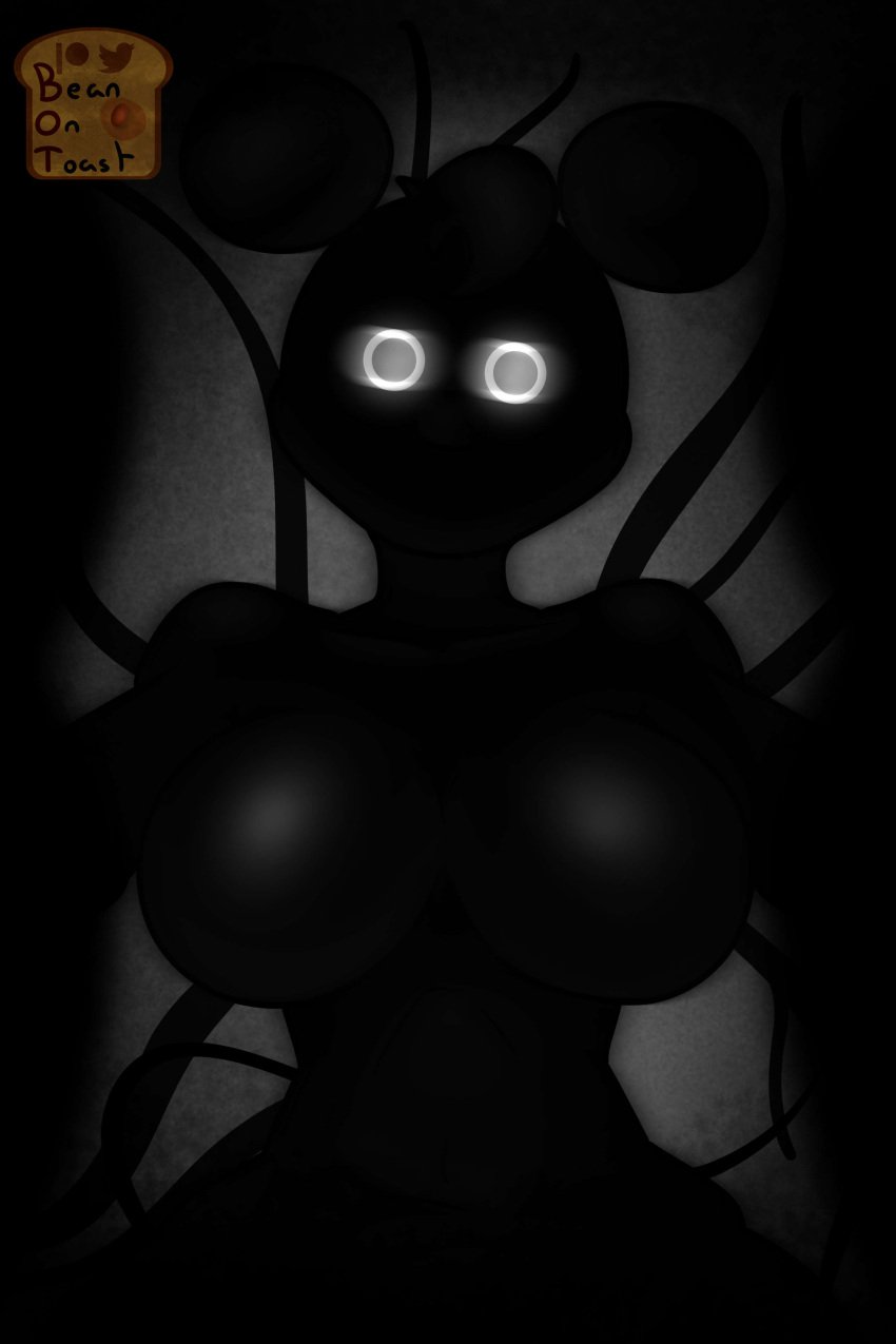 2024 2d 2d_(artwork) 2d_artwork anthro artist_logo artist_name beanontoast big_breasts black_body black_eyes five_nights_at_freddy's five_nights_at_treasure_island ghost ghost_girl mother_(oblitus_casa) oblitus_casa shadow thick_thighs white_pupils