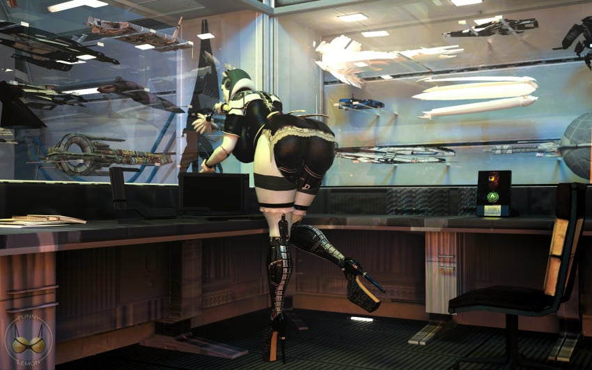 1girls 3d android ass ass_focus big_ass big_breasts breasts curvy edi female female_only funnylemon high_heels maid_uniform mass_effect mass_effect_2 mass_effect_3 metallic_body robot_girl self_upload sexbot solo