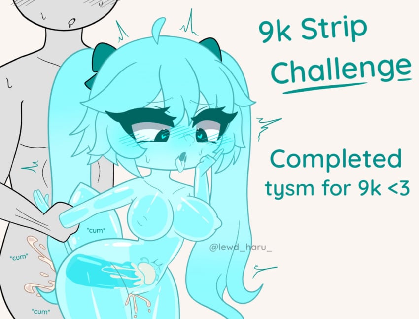 1boy 1girls big_ass big_breasts big_penis blush breasts cum_in_pussy curvy deep_penetration female gacha heart-shaped_pupils lewd_haru_(artist) male naked_female penetration penile_penetration penis penis_in_pussy pulling_arms pussy sex slime slime_girl thick_thighs tongue tongue_out vagina vaginal_penetration vaginal_penetration vaginal_sex x-ray