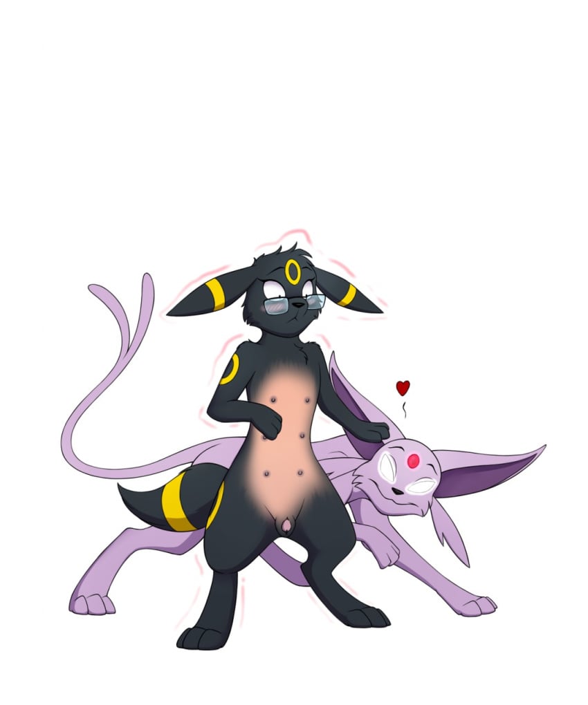 1boy 1girls alternate_species claws duo eeveelution espeon eyewear female feral furry gender_transformation glasses heart hi_res male mtf_transformation multi_nipple nintendo nipples paws penis pokémon_(species) pokemon pokemon_(species) pokemon_gsc pussy species_transformation teats tomek1000 transformation umbreon video_games