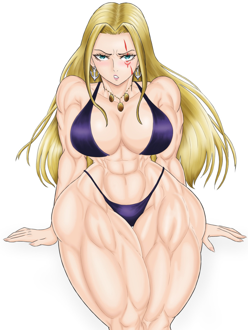 bikini majo_taisen mary_read mary_read_(majo_taisen) muscular_female