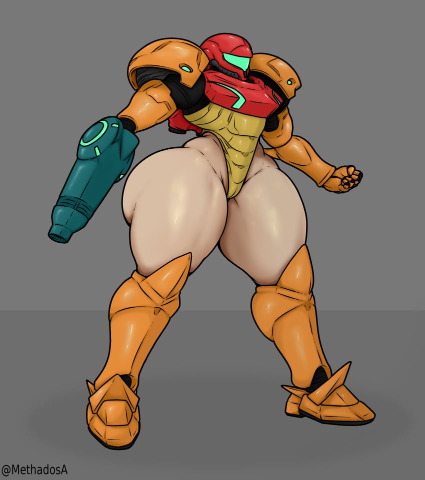 1girls armor armored_samus big_ass body_armor helmet helmet_with_visor leotard methados metroid nintendo power_suit samus_aran tagme thick_thighs varia_suit varia_suit_helmet voluptuous_female