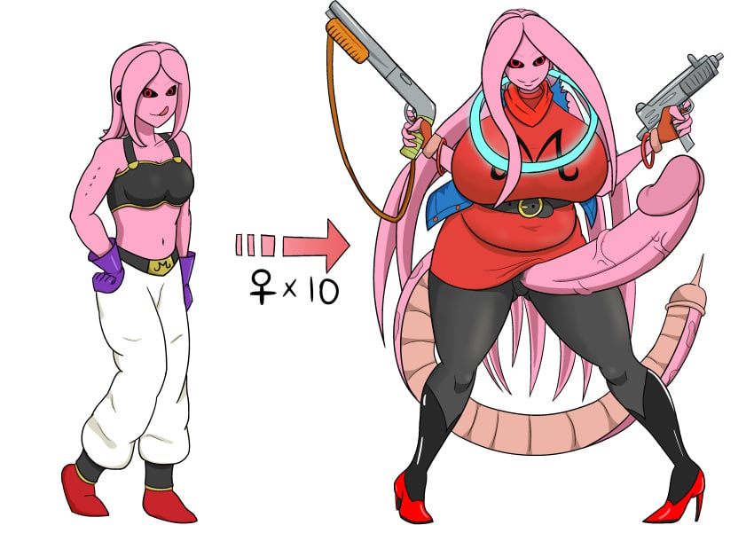 1futa 1girls absorption_vore after_vore ass_expansion before_and_after belt big_ass big_breasts big_penis black_pants black_sclera breast_expansion breasts butt_expansion chubby clothed clothing color colored colored_sketch curvy dragon_ball dragon_ball_heroes dragon_ball_super dragon_ball_xenoverse dragon_ball_z dress erection female female_pred female_prey female_to_futa fully_clothed futa_sans_balls futanari futanari_pred futanari_transformation futanarization gun hamilton4 high_heels huge_breasts huge_cock humanoid humanoid_penis hyper_cock ineffective_clothing jacket licking_lips long_hair looking_at_viewer majin majin_muchi_(hamilton4) mostly_clothed muchi_(hamilton4) multiple_prey natsumemetalsonic pants penis plump post_vore red_dress red_pupils scarf shotgun smile solo standing stealing_clothes tail thick_thighs trait_theft vore weight_gain