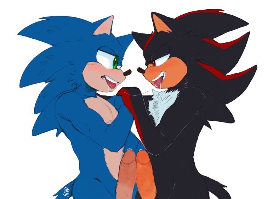 aciidtron anthro_only black_fur blue_fur cum cum_drip cumming furry gay gay_sex kiss kissing nsfw sega shadow_the_hedgehog sonadow sonic_(series) sonic_the_hedgehog sonic_the_hedgehog_(film) sonic_the_hedgehog_(series) tagme yaoi