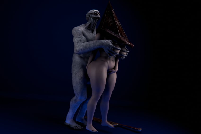 1boy 1boy1girl 1girls 2024 3d bai3d big_ass big_breasts big_butt blender breast_grab crossover female female_pyramid_head grabbing_breasts hi_res light-skinned_female light_skin male masked masked_female masturbation monster monster_male monster_on_female nightmare_waifu pyramid_head regenerator regenerator_(resident_evil) resident_evil rule_63 silent_hill tagme thick thick_ass tits voluptuous voluptuous_female