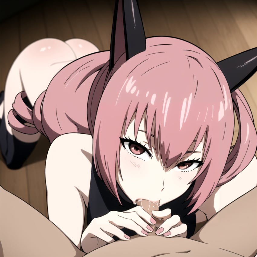 1:1_aspect_ratio 1boy ai_generated akiha_rumiho animal_ears ass assertive assertive_female blush brown_eyes canonical_sex casual_sex clothed_sex clothing drill_hair eyelashes fake_animal_ears faris_nyannyan fellatio female fingernails functionally_nude functionally_nude_female gym_clothing high_resolution holding_penis kneeling kneeling_female kneeling_oral_position long_hair looking_at_viewer male male_pov nail_polish on_floor oral penis pink_hair pink_nails pov saliva saliva_on_penis seduction seductive_eyes seductive_look seductive_pose self_insert sex stable_diffusion steins;gate straight thighhighs twin_drills uncensored uncensored_penis