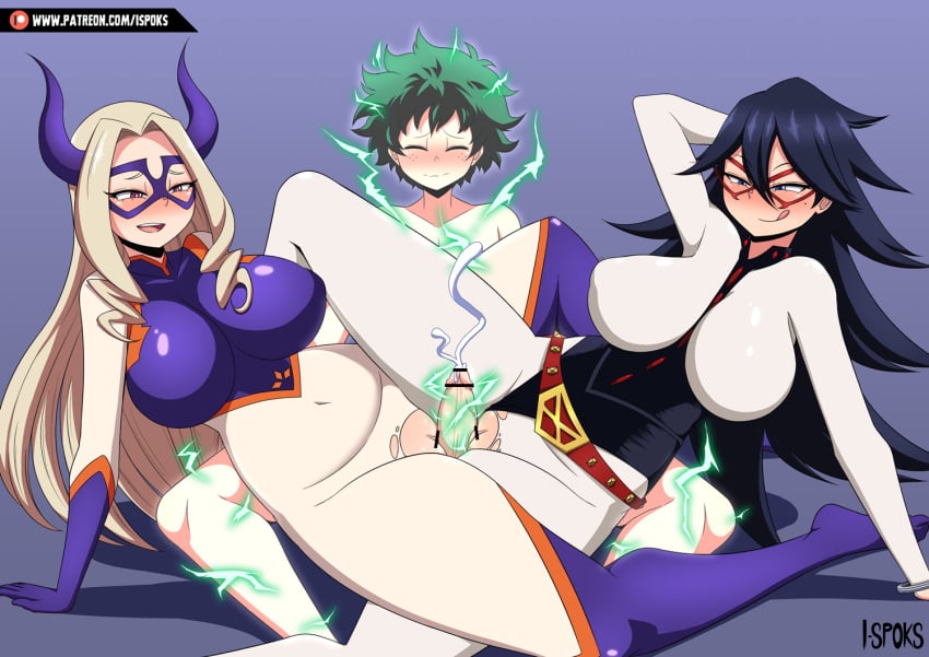 1boy 2020 2girls age_difference belly belly_button belly_button_visible_through_clothing big_breasts big_penis big_thighs black_hair blonde_hair blue_background blue_eyes blush boku_no_hero_academia breasts closed_eyes clothed_female clothed_female_nude_male completely_nude_male crotchless crotchless_clothes cum cum_fountain cumming cumshot deku double_tribadism_on_penis evil_grin fake_horns female frizzy_hair green_hair grinding hero_outfit_(mha) highres hips huge_breasts ilustretsspoks izuku_midoriya kayama_nemuri large_breasts larger_female leaning leaning_on_hand licking_own_lips light-skinned_female light-skinned_male light_skin long_hair long_penis looking_at_partner looking_at_partner's_penis looking_at_penis mask masked_female mature_female midnight_(my_hero_academia) milf mount_lady my_hero_academia naked naked_male nemuri_kayama nemuri_kayama_(hero_outfit) nude_male nude_male_clothed_female older_female older_woman_and_younger_boy one_for_all_(mha) open_mouth patreon patreon_username penis penis_between_pussy pointless_censoring purple_hair pussy_sandwich ripped_clothing shounen_jump simple_background smile spiky_hair straight superhero superheroine takeyama_yuu teenager thick_thighs threesome tongue_out torn_clothes tribadism_on_penis veiny_penis view_facing_male younger_male yuu_takeyama