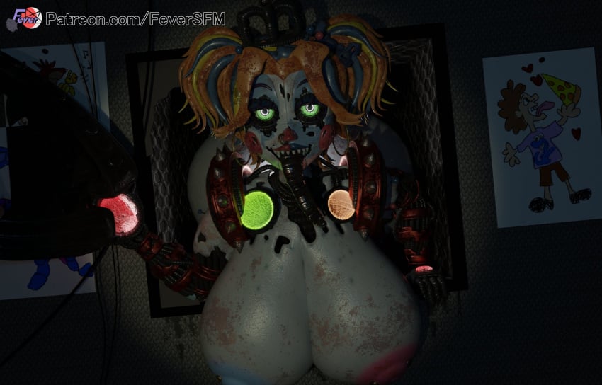 1girls 3d 3d_(artwork) alternate_version_available animatronic areola_slip areolae ass baby_(fnafsl) big_areola big_ass big_breasts big_butt blender breasts breasts_bigger_than_head circus_baby circus_baby_(fnaf) female female_only feversfm five_nights_at_freddy's glowing_eyes green_eyes hi_res huge_ass huge_breasts long_tongue looking_at_viewer nose_ring open_mouth pale-skinned_female pale_skin robot robot_girl rust scrap_baby scrap_baby_(fnaf) scrap_mommy scrap_mommy_(anthony_blender) sharp_teeth solo solo_female suggestive_look tagme tongue tongue_out topless voluptuous voluptuous_female