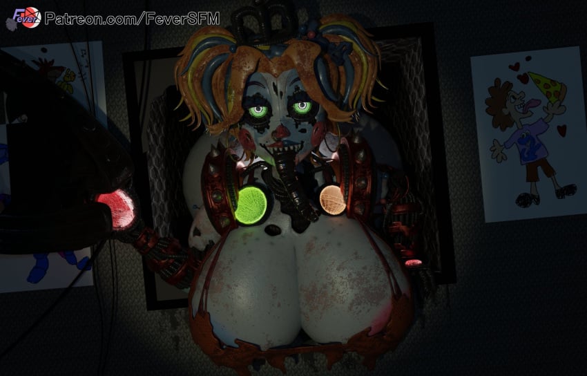 1girls 3d 3d_(artwork) alternate_version_available animatronic anthony_blender areola_slip areolae ass baby_(fnafsl) big_areola big_ass big_breasts big_butt blender breasts circus_baby circus_baby_(fnaf) clothing female female_only feversfm five_nights_at_freddy's glowing_eyes green_eyes hi_res huge_ass huge_breasts long_tongue looking_at_viewer mostly_nude nose_ring open_mouth pale-skinned_female pale_skin robot robot_girl rust scrap_baby scrap_baby_(fnaf) scrap_mommy scrap_mommy_(anthony_blender) sharp_teeth solo solo_female suggestive_look tagme tongue tongue_out voluptuous voluptuous_female