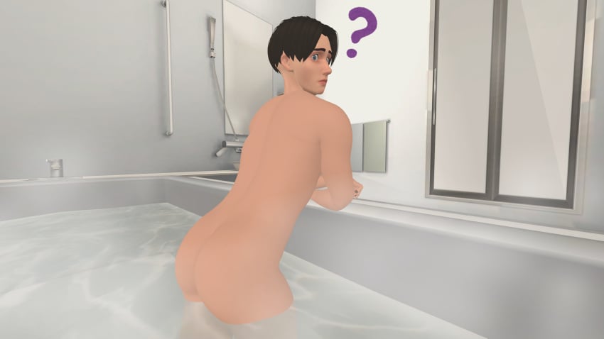 3d ass bathroom butt five_nights_at_freddy's five_nights_at_freddy's_4 gay human michael_afton source_filmmaker teen_boy teenager yuuki_momofox