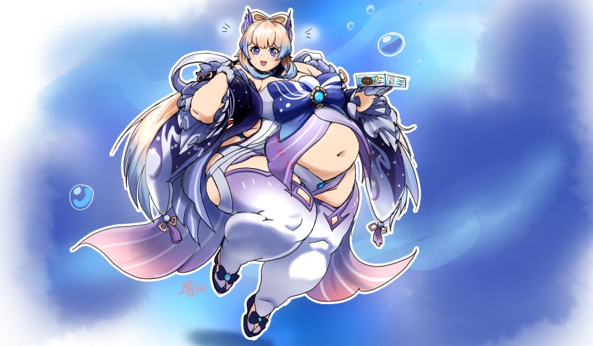 1female 1females 1girl 1girls bbw belly belly_button big_belly breasts chubby chubby_female fat fat_belly fat_fetish fat_woman female female_focus female_only genshin_impact hoyoverse inazuma_girls light-skinned_female light_skin maxfullbody mihoyo mihoyo_technology_(shanghai)_co._ltd. obese obese_female overweight overweight_female pink_hair pink_hair_female purple_eyes purple_eyes_female sangonomiya_kokomi solo solo_female solo_focus