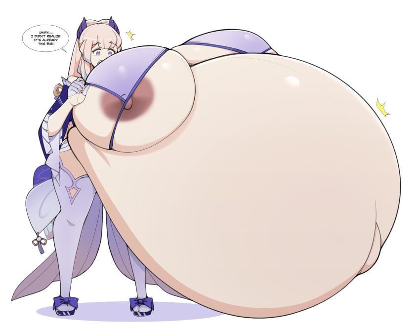 1female 1females 1girl 1girls big_belly big_breasts breasts disproportional exposed_pregnant_belly fat fat_belly fat_fetish fat_woman female female_only genshin_impact hoyoverse hyper_belly hyper_breasts hyper_pregnancy inazuma_girls light-skinned_female light_skin mihoyo mihoyo_technology_(shanghai)_co._ltd. pregnant pregnant_belly sangonomiya_kokomi solo solo_female solo_focus zeruxu