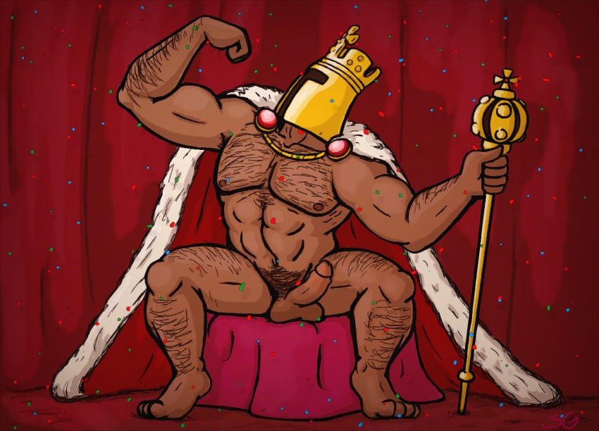 bara king_knight king_of_cards male_only shovel_knight