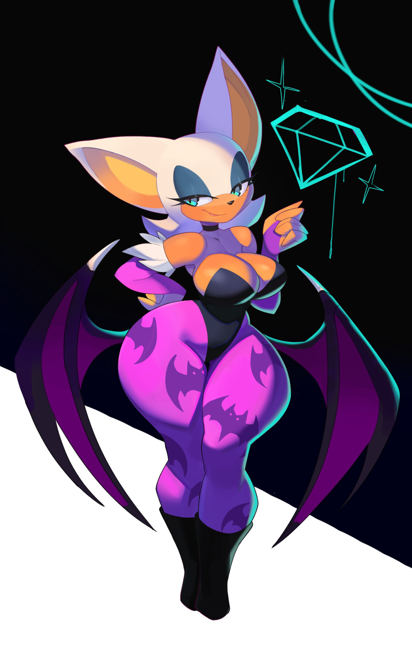 1girls 2024 absurd_res anthro bat bat_print blue_eyes capcom chiropteran cosplay darkstalkers female female_only gauntlets leotard looking_at_viewer morrigan_aensland_(cosplay) narrowed_eyes pantyhose pink_pantyhose rouge_the_bat roxy_thefoxy sega smiling smiling_at_viewer solo sonic_(series) sonic_the_hedgehog_(series) succubus_wings thick_thighs wide_hips wings