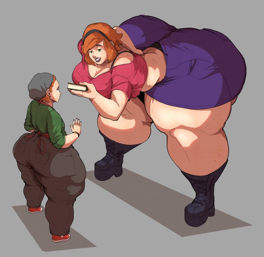 1girls ass big_breasts bottom_heavy breasts cantankeravian edie_(cantankerous_avian) female huge_ass sandymoo thick_thighs thighs