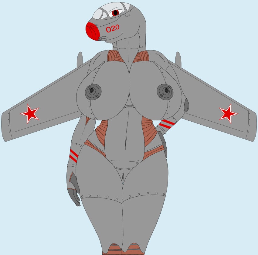 absurd_res aircraft attack1942 breasts female genitals hi_res living_aircraft living_machine living_vehicle machine no_humans pussy solo vehicle