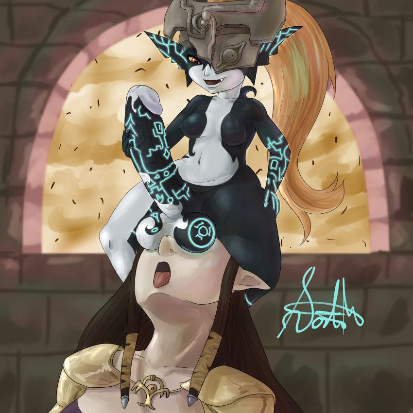 balls balls_on_face big_ass big_balls big_breasts big_penis doktor_malefic futanari imp imp_midna midna nintendo nude princess_zelda the_legend_of_zelda these_arent_my_goggles twilight_princess zelda_(twilight_princess)