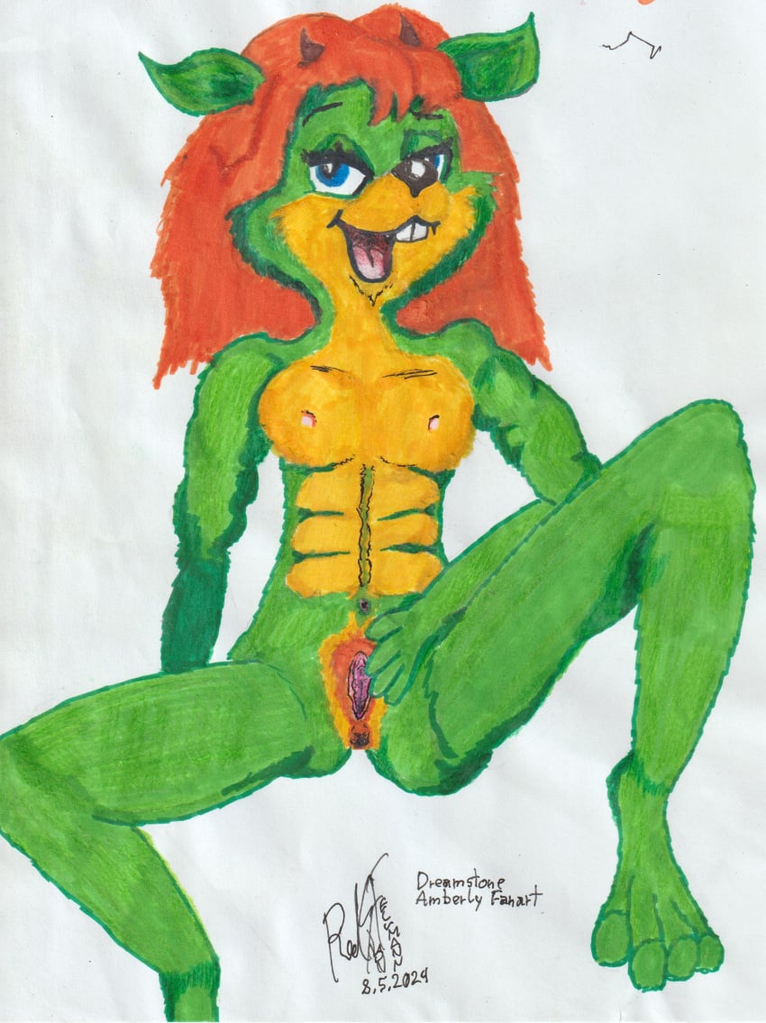 absurd_res amberly andromorph anthro cuntboy dreamstone es-257 fellmann female feral furry hi_res intersex m. noob noobsie rick_(disambiguation) rl simon_(disambiguation) solo spreed