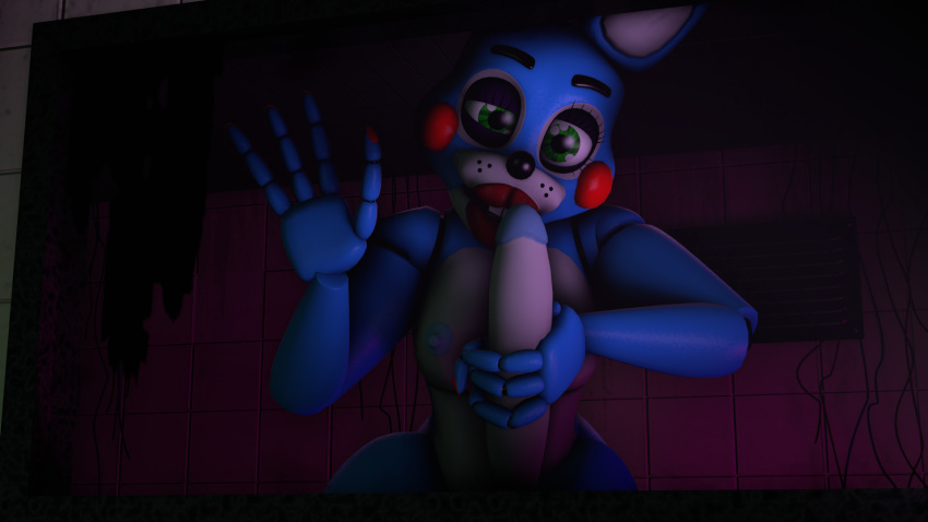 3d animatronic big_penis blue_body blue_penis bunny femboy five_nights_at_freddy's five_nights_at_freddy's_2 five_nights_at_freddy's_3 green_eyes lagomorph male male_focus male_only masturbation penile_masturbation penis rabbit robot solo solo_focus solo_male terezifaps toy_bonnie_(fnaf)